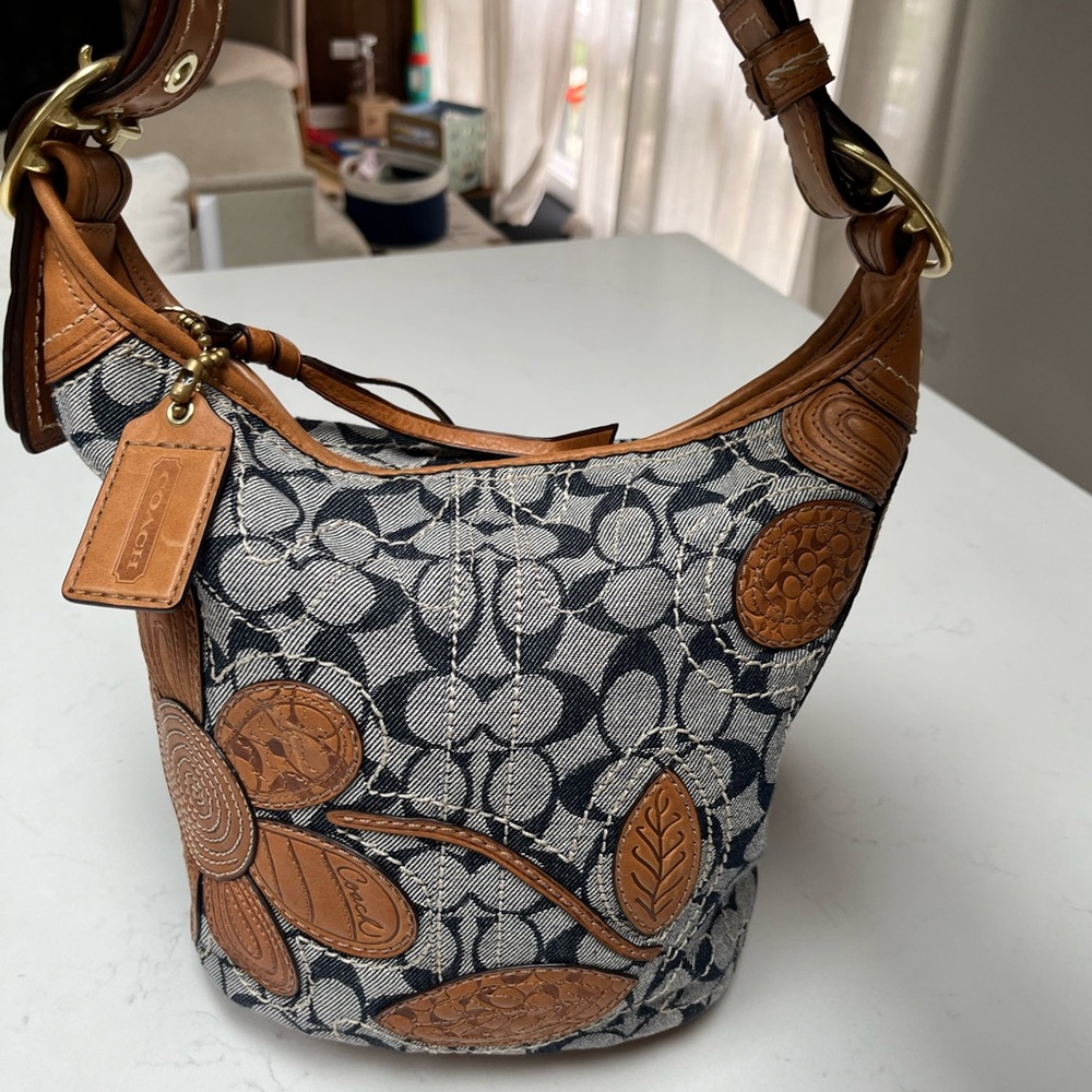 Coach bleecker denim 11781